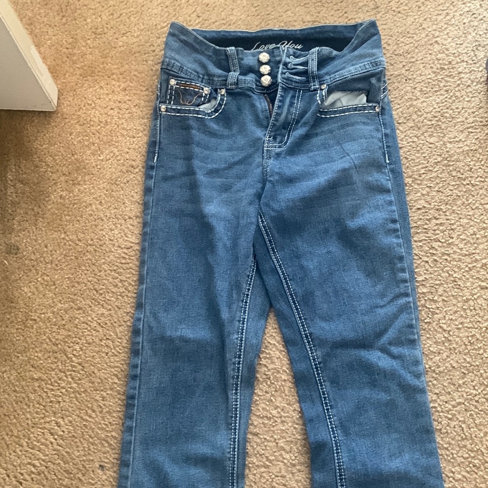 skinny jeans light/dark blue jeans size xs